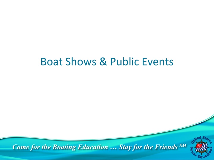 boat shows public events