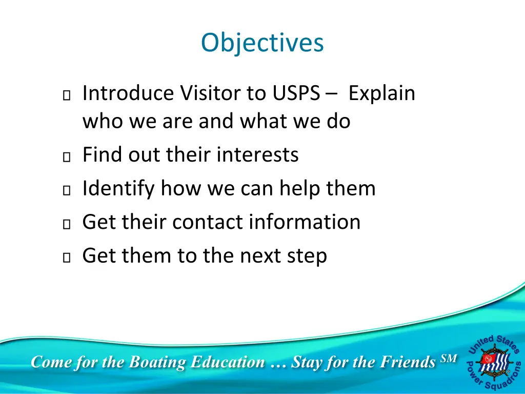 objectives