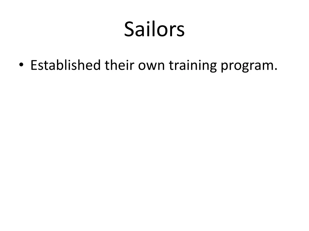 sailors