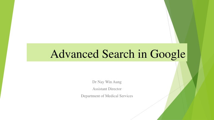 advanced search in google