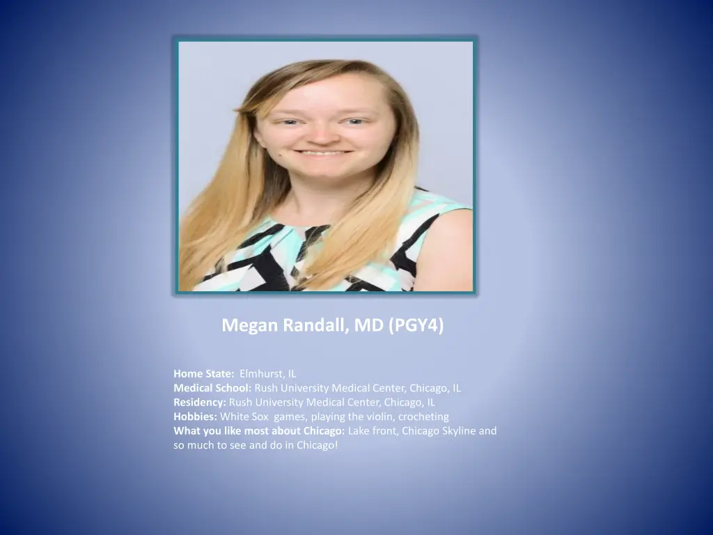 megan randall md pgy4