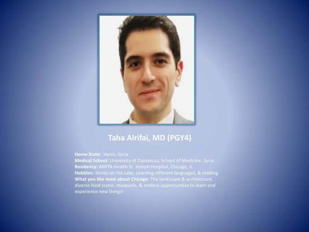 taha alrifai md pgy4