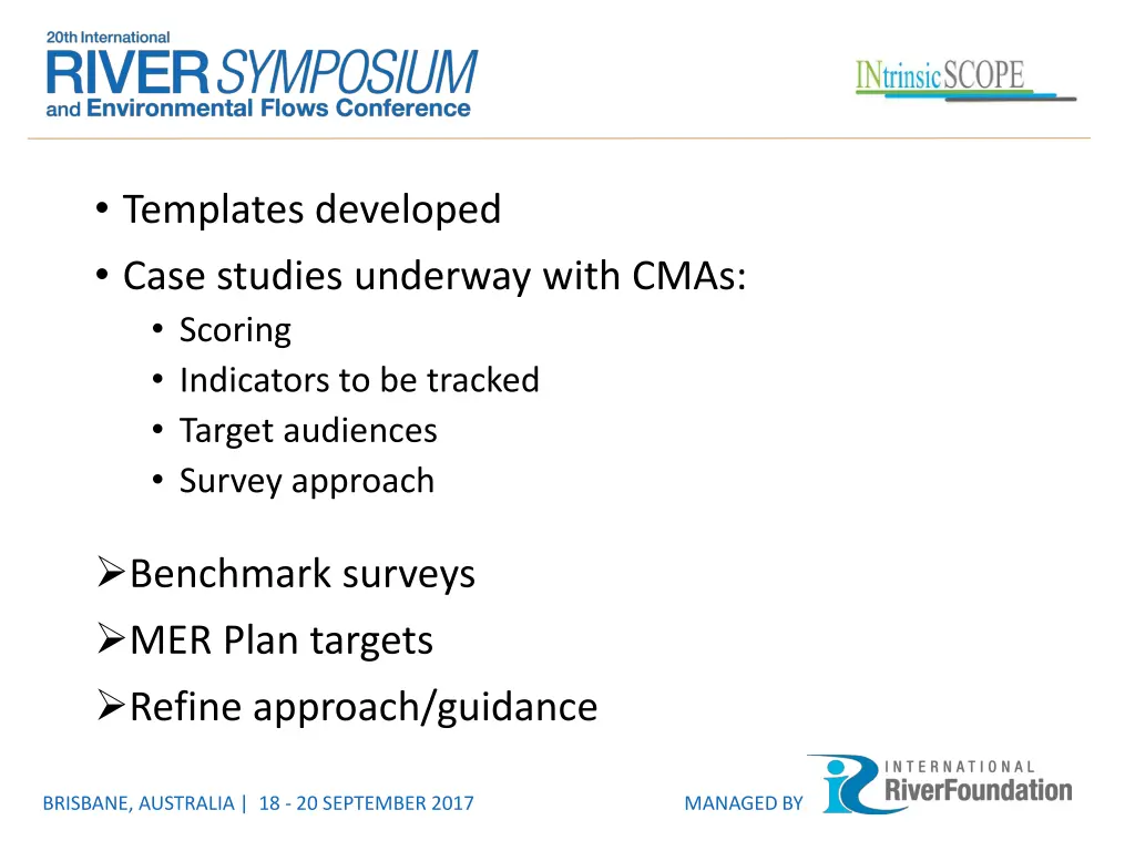 templates developed case studies underway with