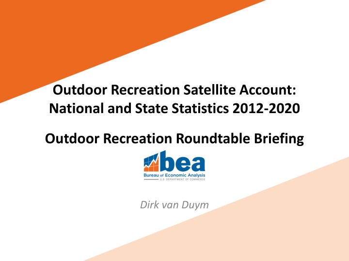 outdoor recreation satellite account national