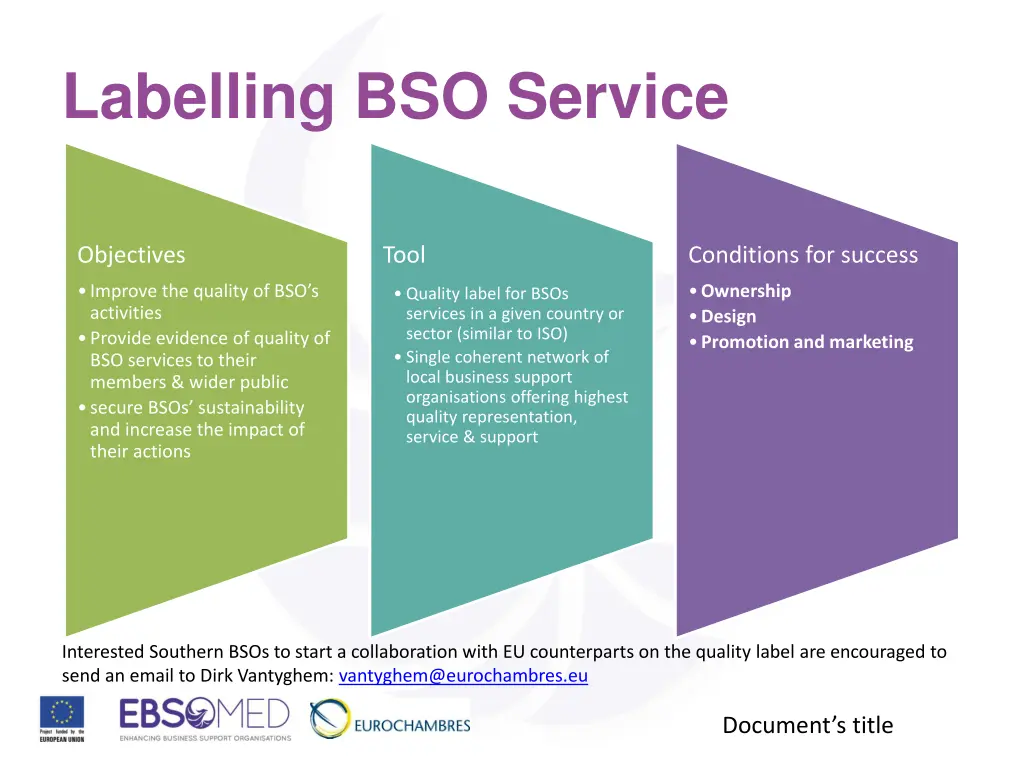 labelling bso service