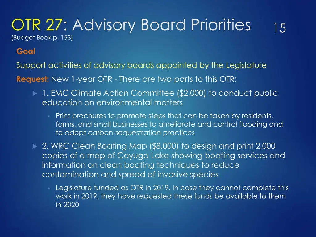 otr 27 advisory board priorities budget book p 153