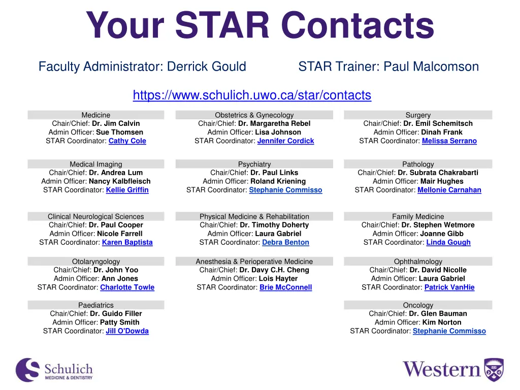 your star contacts