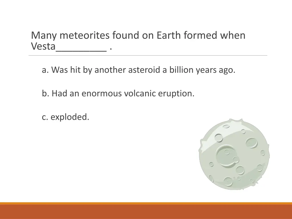 many meteorites found on earth formed when vesta