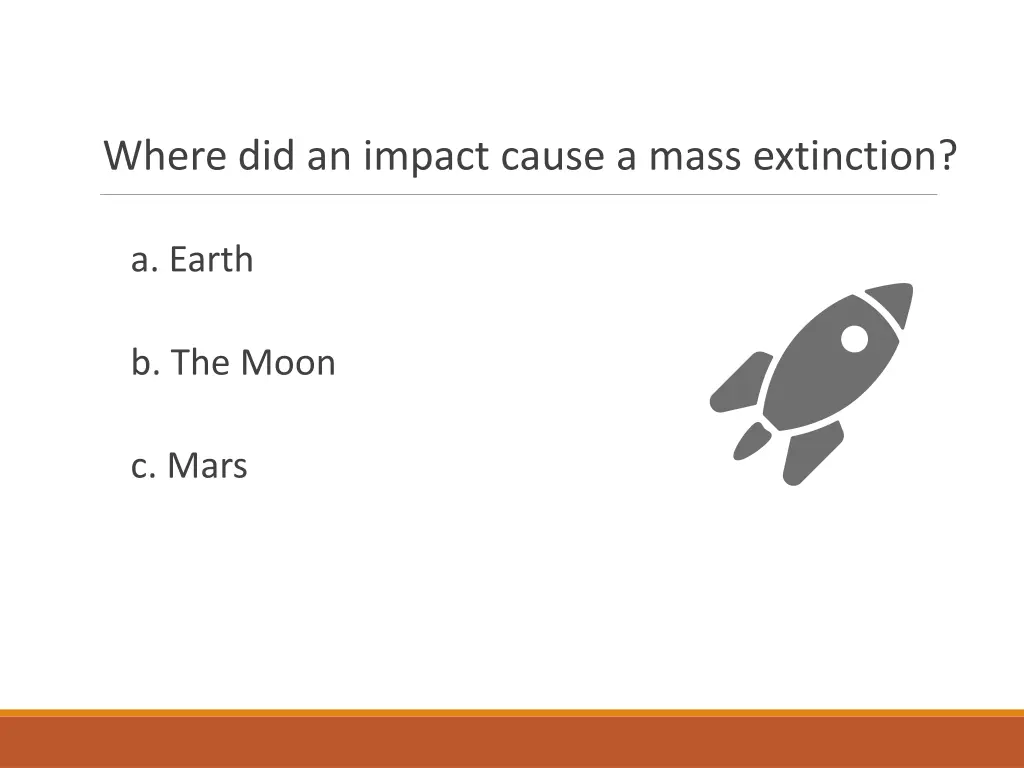 where did an impact cause a mass extinction