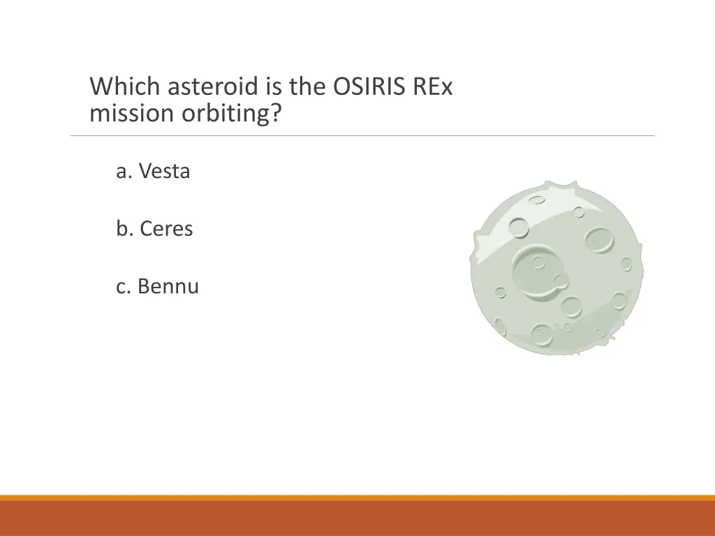 which asteroid is the osiris rex mission orbiting