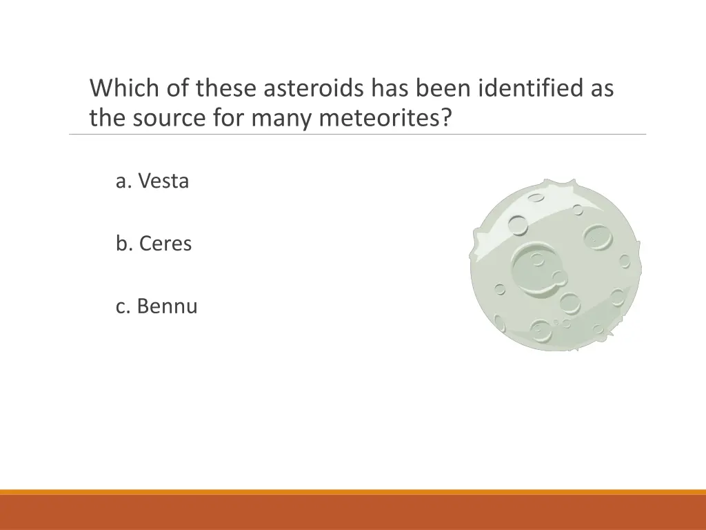 which of these asteroids has been identified