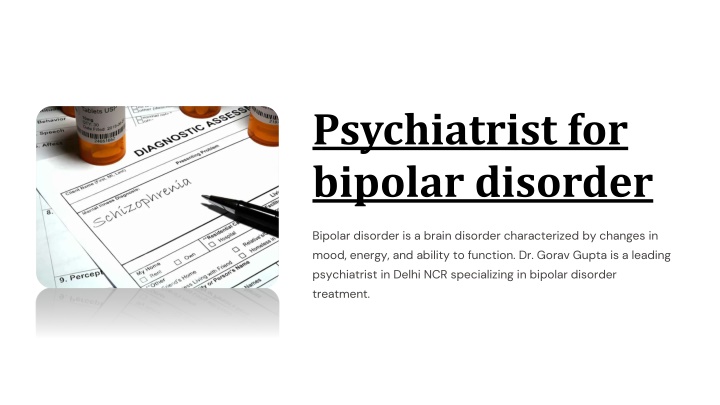 psychiatrist for bipolar disorder