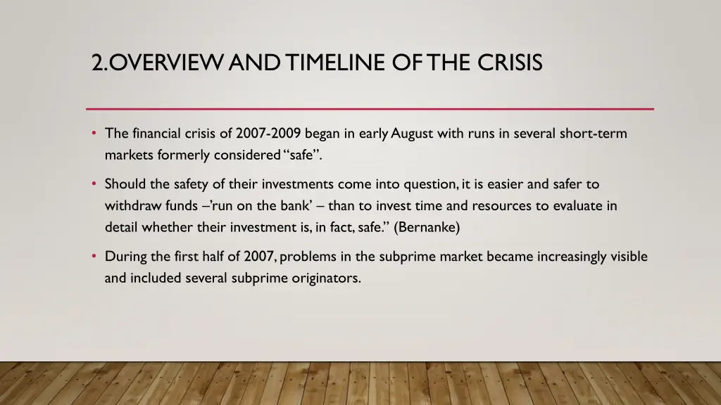 2 overviewandtimeline ofthe crisis