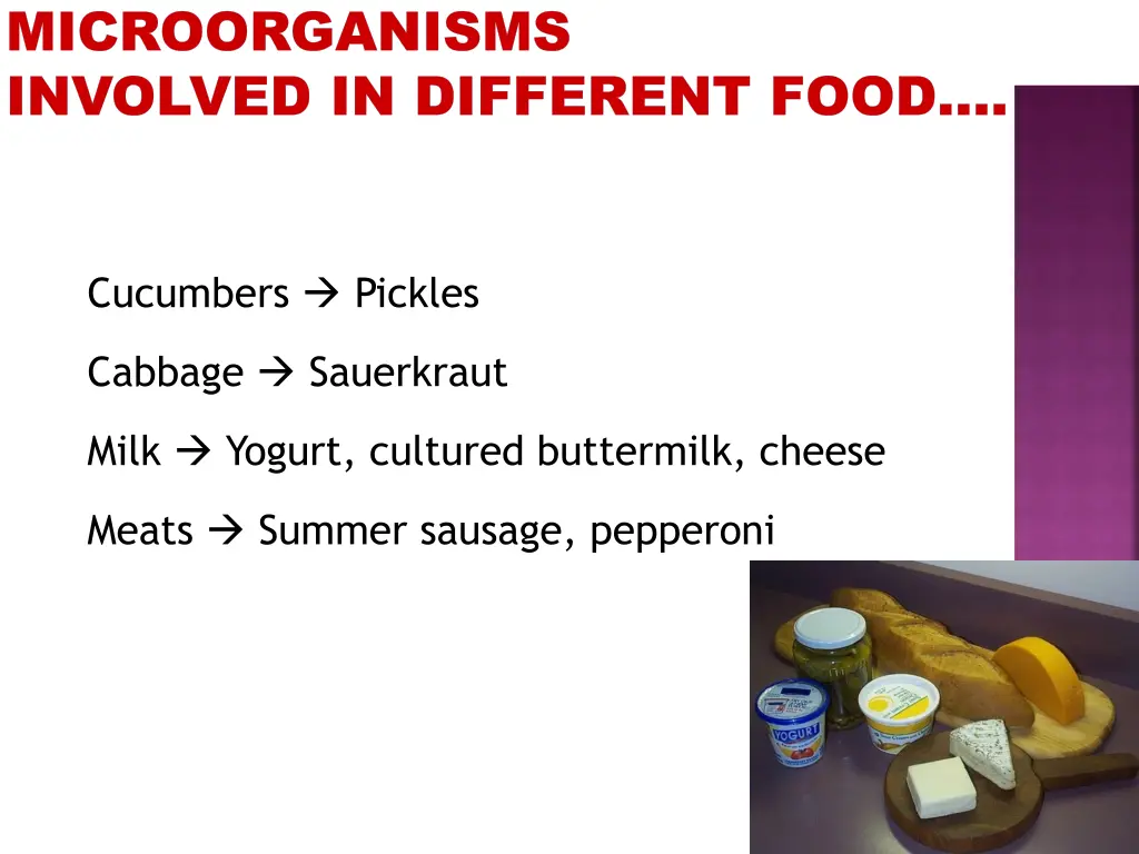 microorganisms microorganisms involved