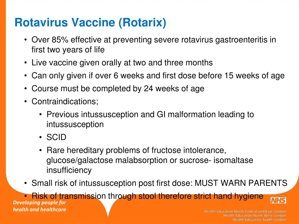 rotavirus vaccine rotarix