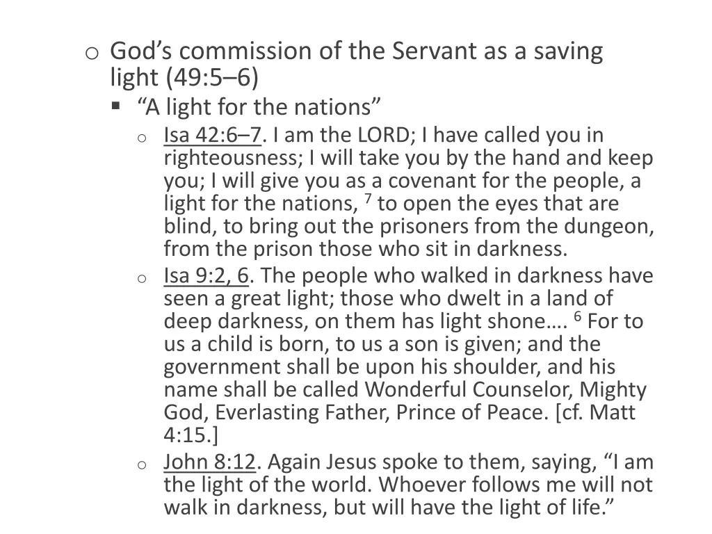 o god s commission of the servant as a saving 1