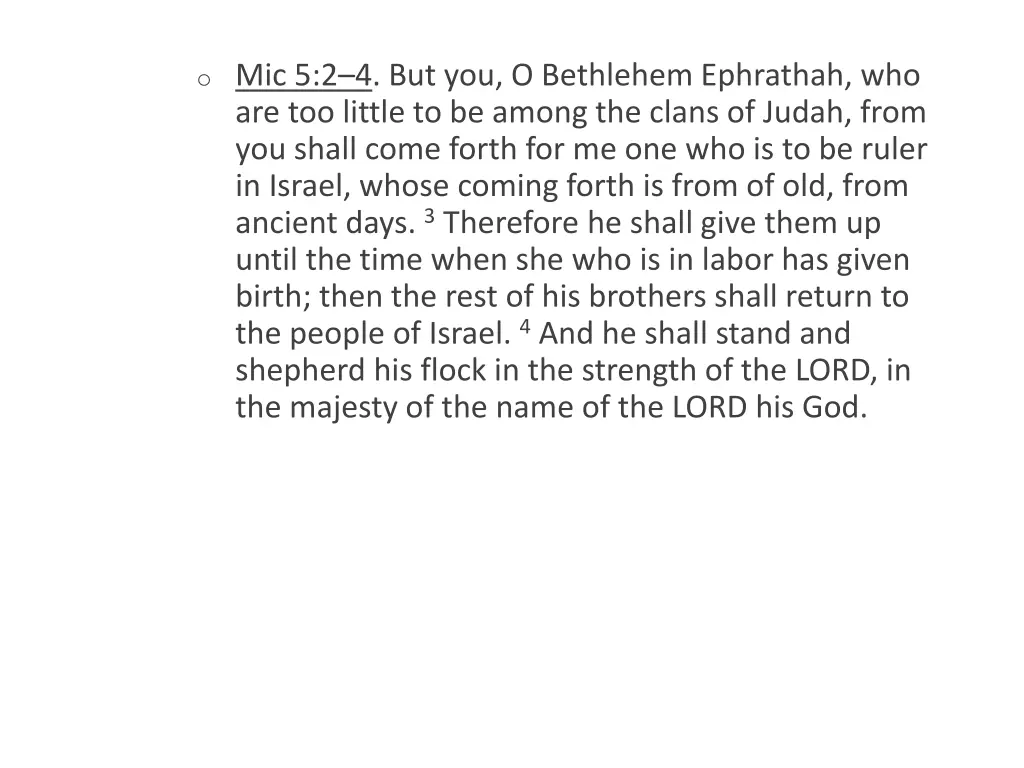 o mic 5 2 4 but you o bethlehem ephrathah