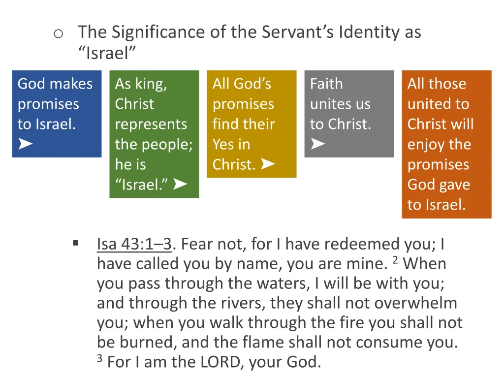 o the significance of the servant s identity 1