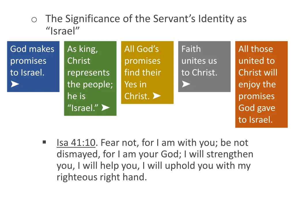 o the significance of the servant s identity