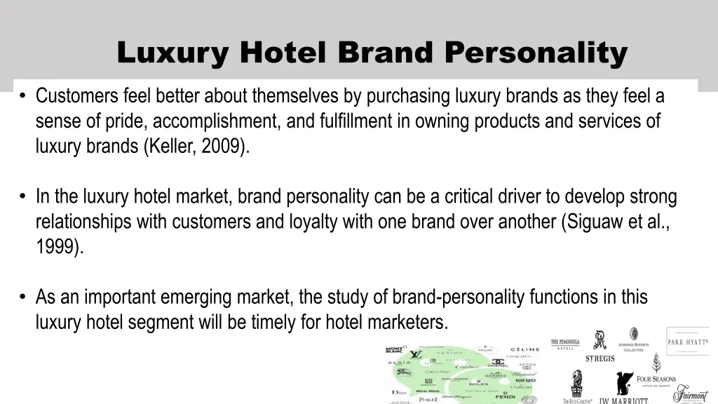 luxury hotel brand personality