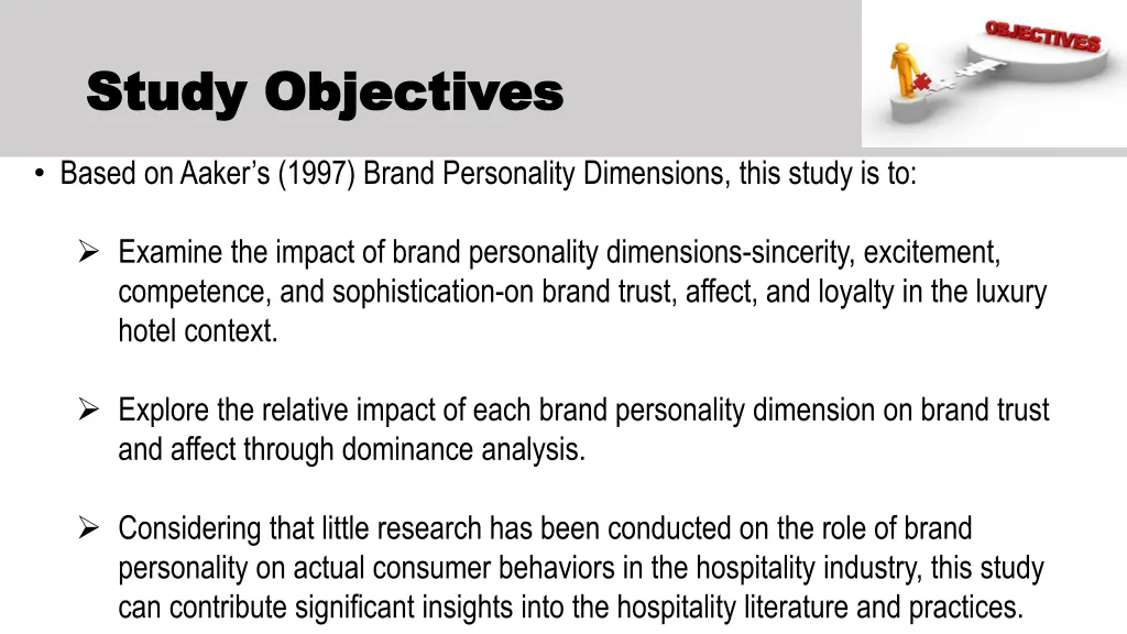 study objectives study objectives