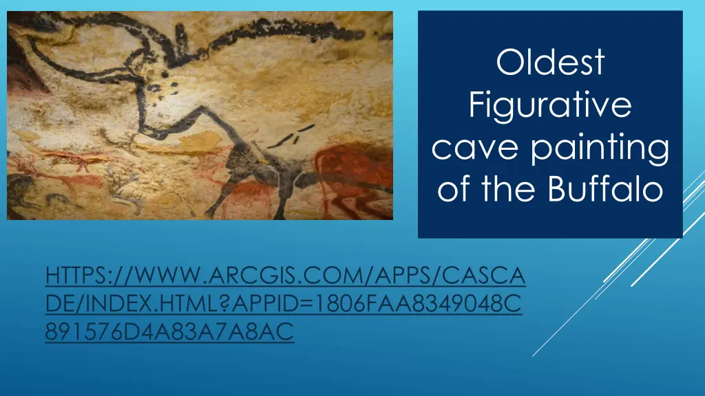 oldest figurative cave painting of the buffalo