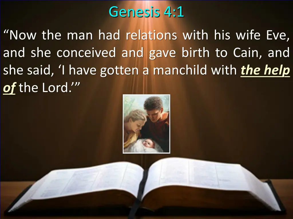 genesis 4 1