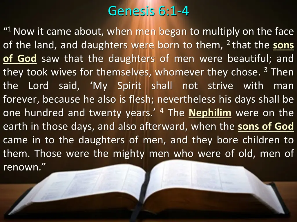 genesis 6 1 4 1