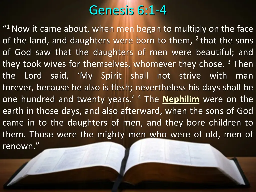 genesis 6 1 4 3