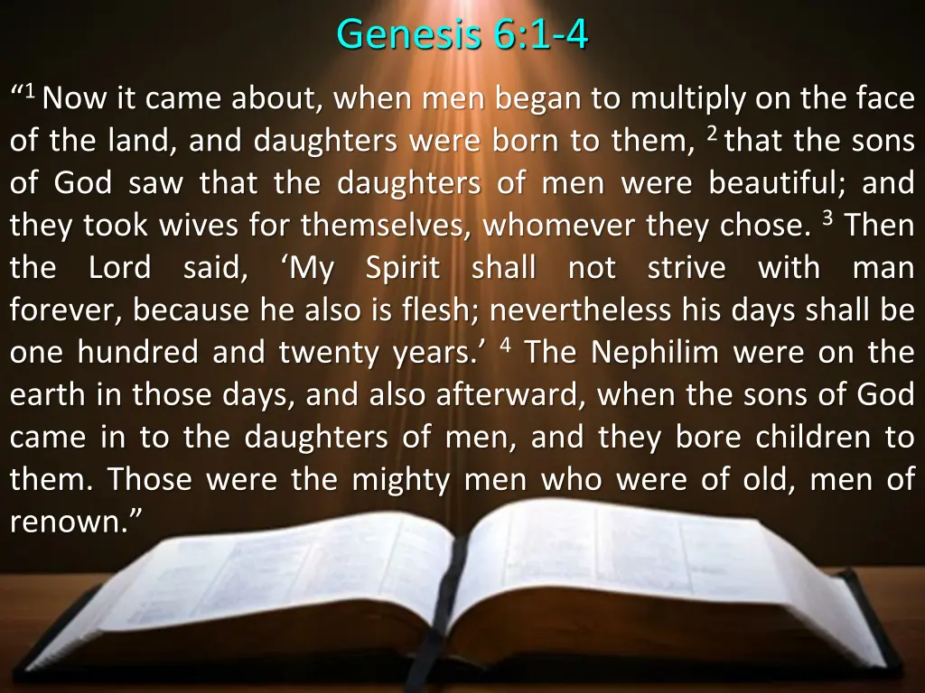 genesis 6 1 4