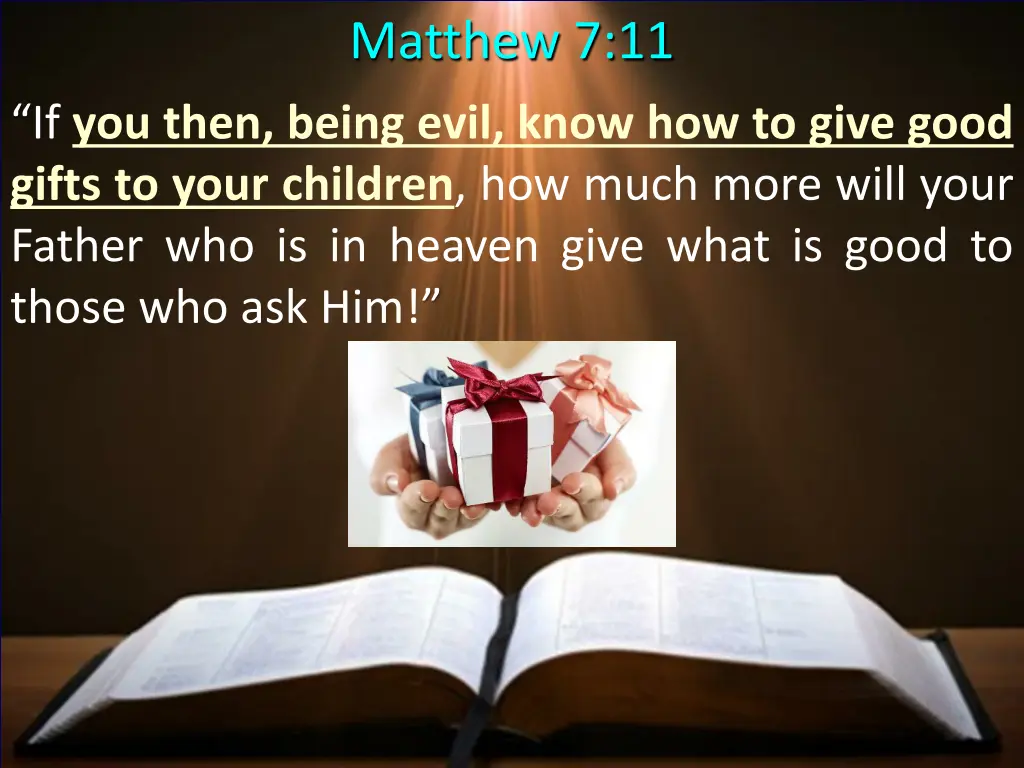 matthew 7 11