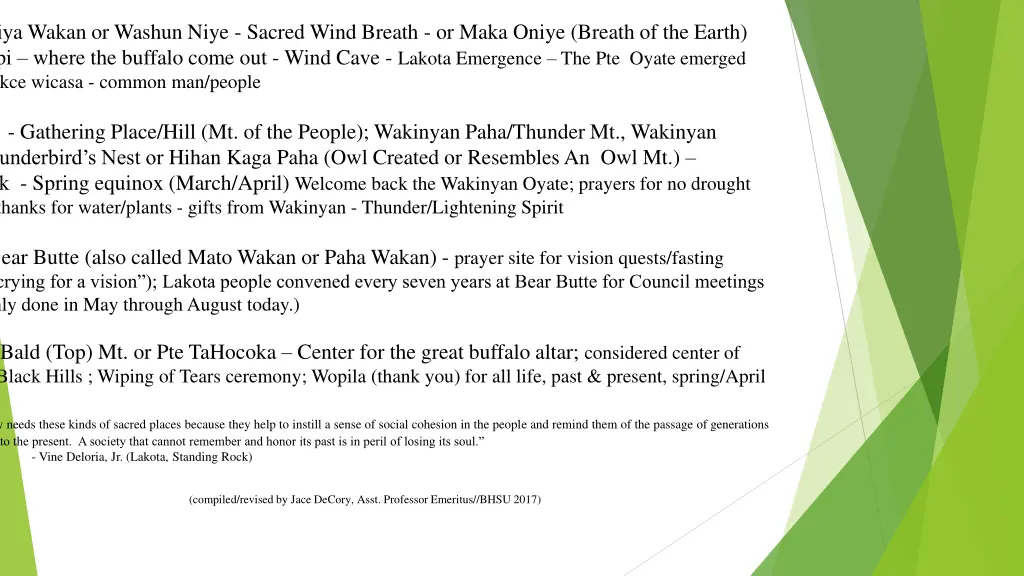 wiconiya wakan or washun niye sacred wind breath