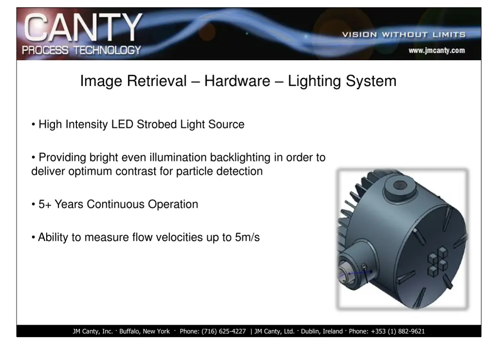 image retrieval hardware lighting system