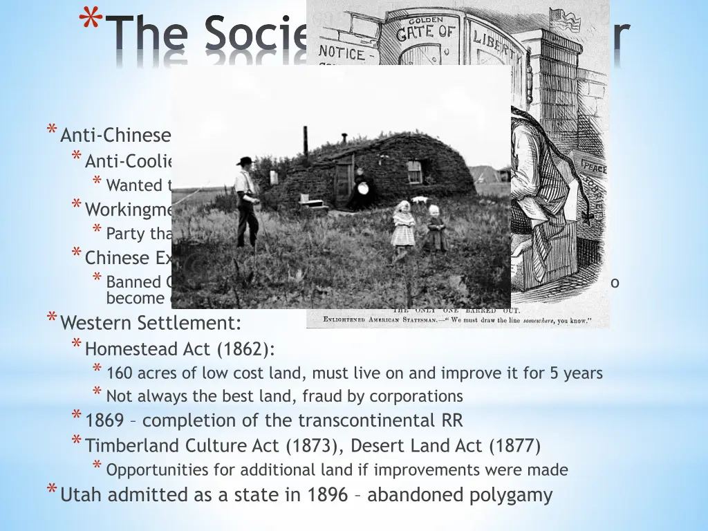 the societies of the far west anti chinese