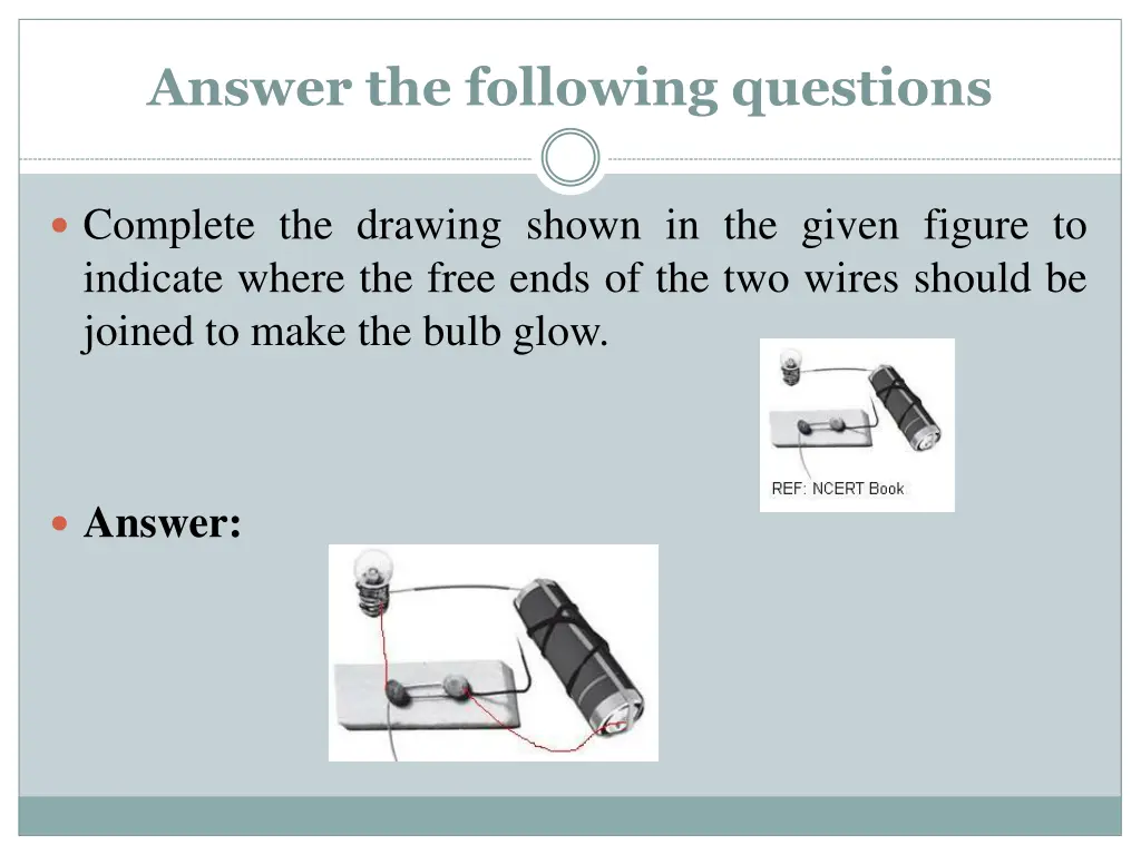 answer the following questions 1