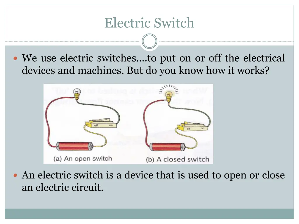 electric switch 1