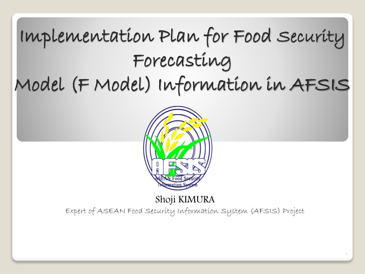 implementation plan for food implementation plan