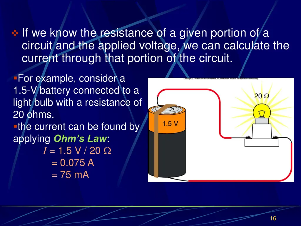 if we know the resistance of a given portion