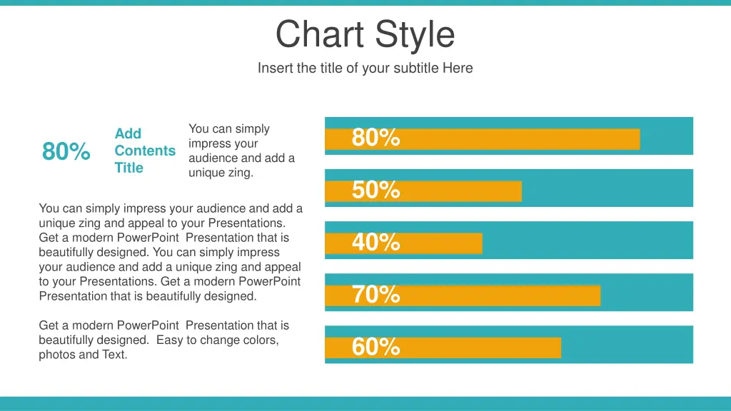 chart style insert the title of your subtitle here