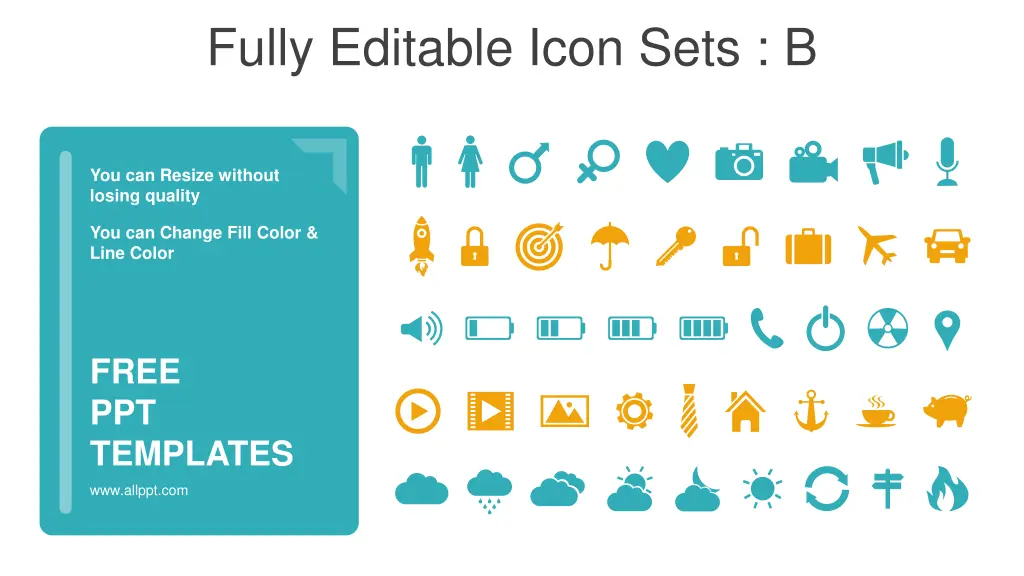 fully editable icon sets b