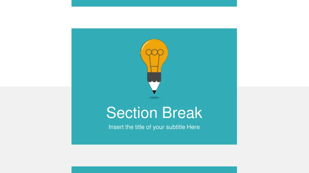 section break insert the title of your subtitle