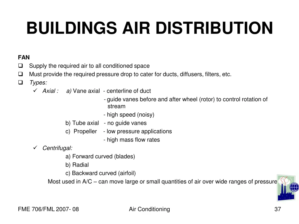 buildings air distribution