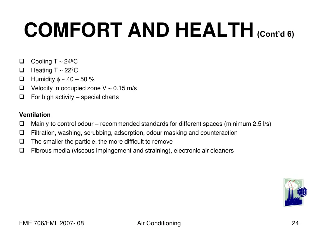 comfort and health cont d 6