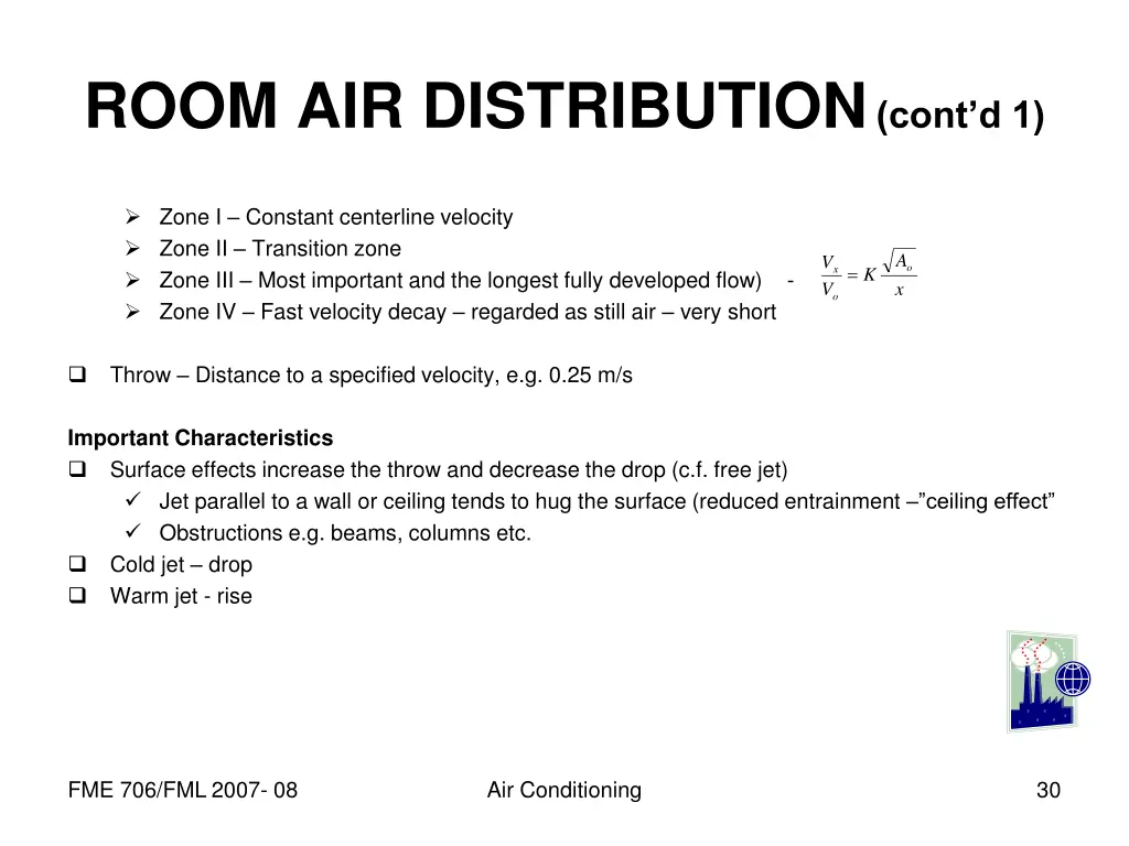 room air distribution cont d 1