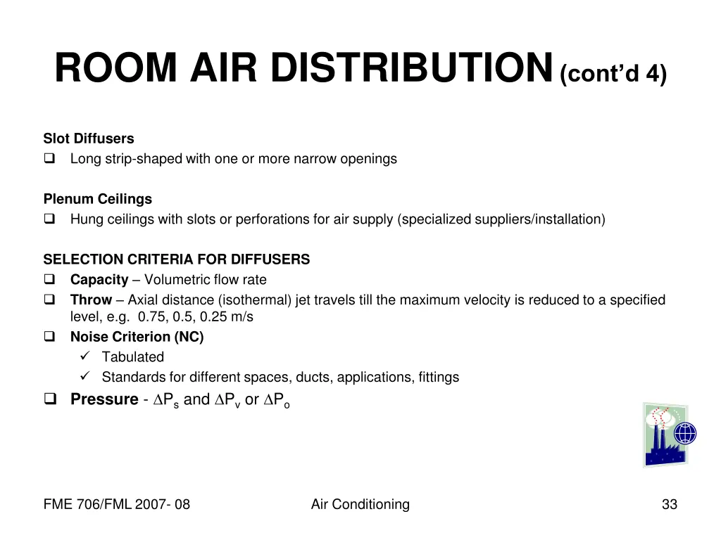 room air distribution cont d 4