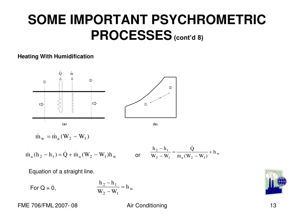 some important psychrometric processes cont d 8