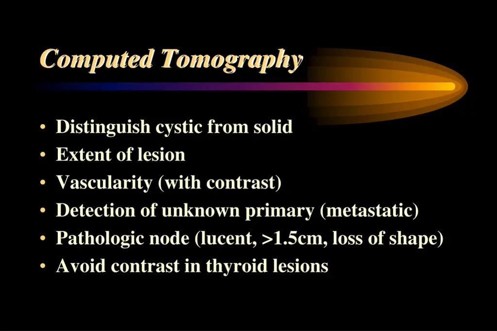 computed tomography