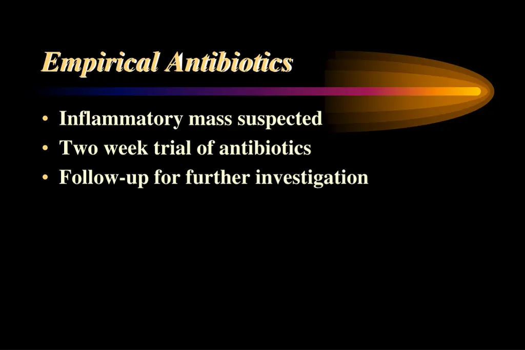 empirical antibiotics