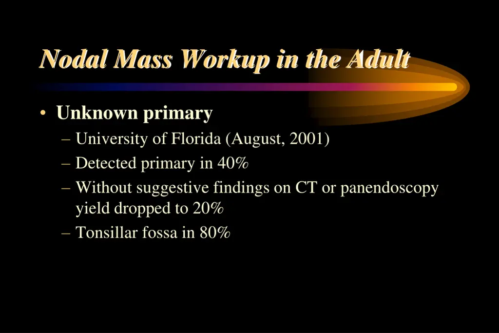 nodal mass workup in the adult 3