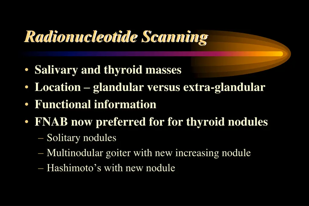 radionucleotide scanning